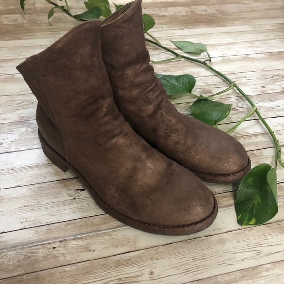 Officine Creative Metallic Leather Ankle Bootie - Picture 9 of 9